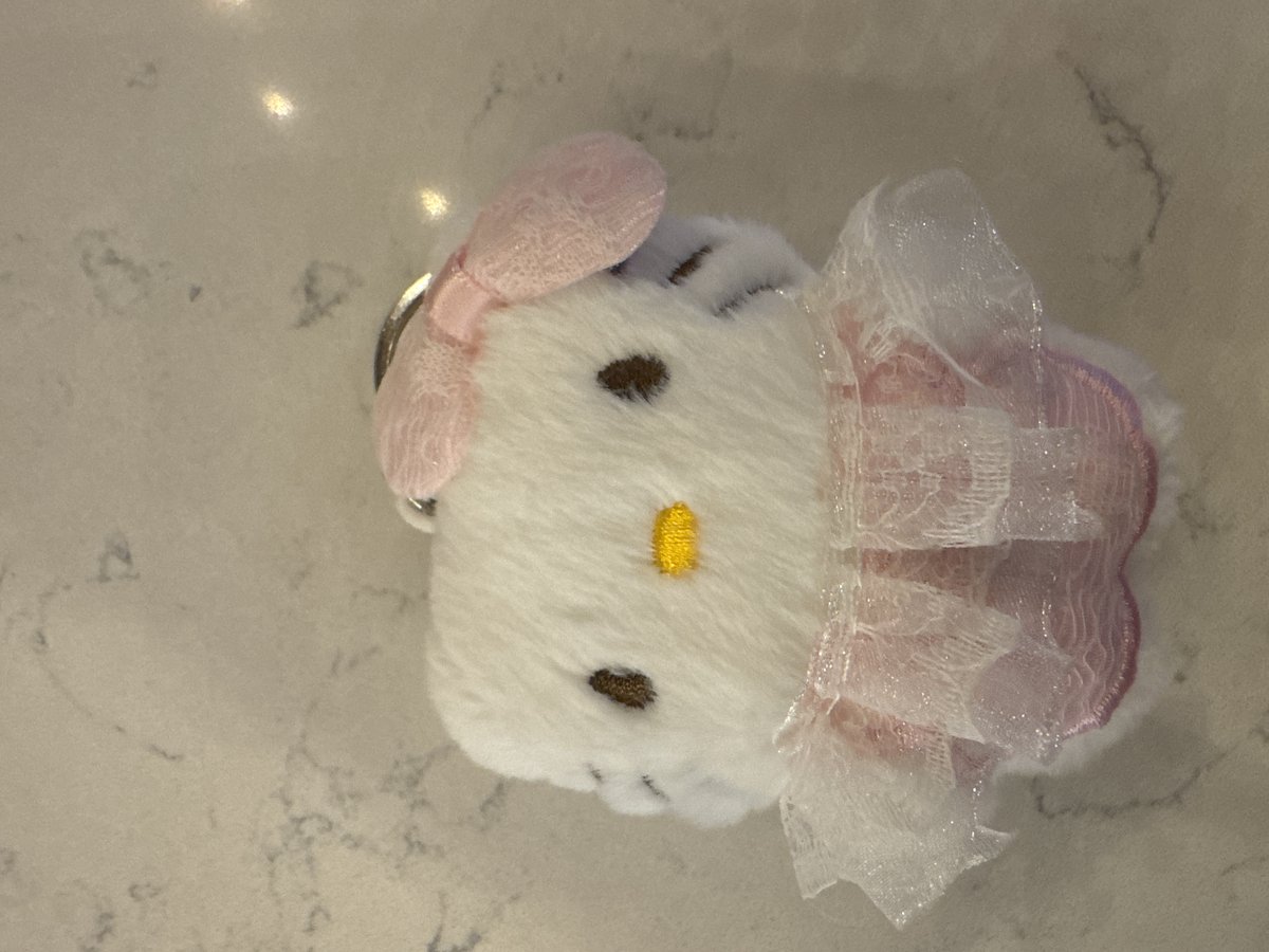 Hello Kitty Orijinal Peluş Anahtarlık (Tulumlu Model)